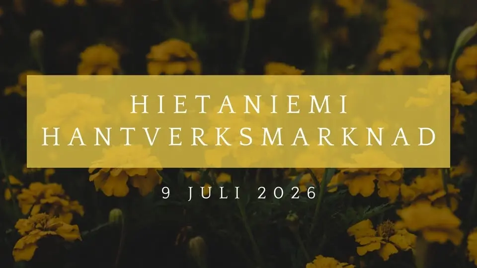 Hietaniemi Hantverksmarknad 2026