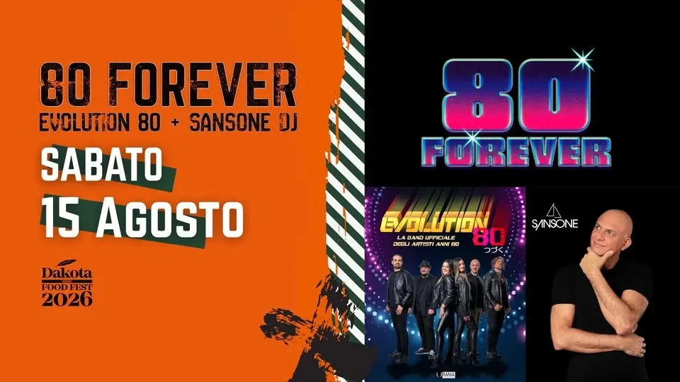 ✨80 FOREVER con Evolution 80 & Sansone DJ | Dakota Pub @Vigonza (PD)✨