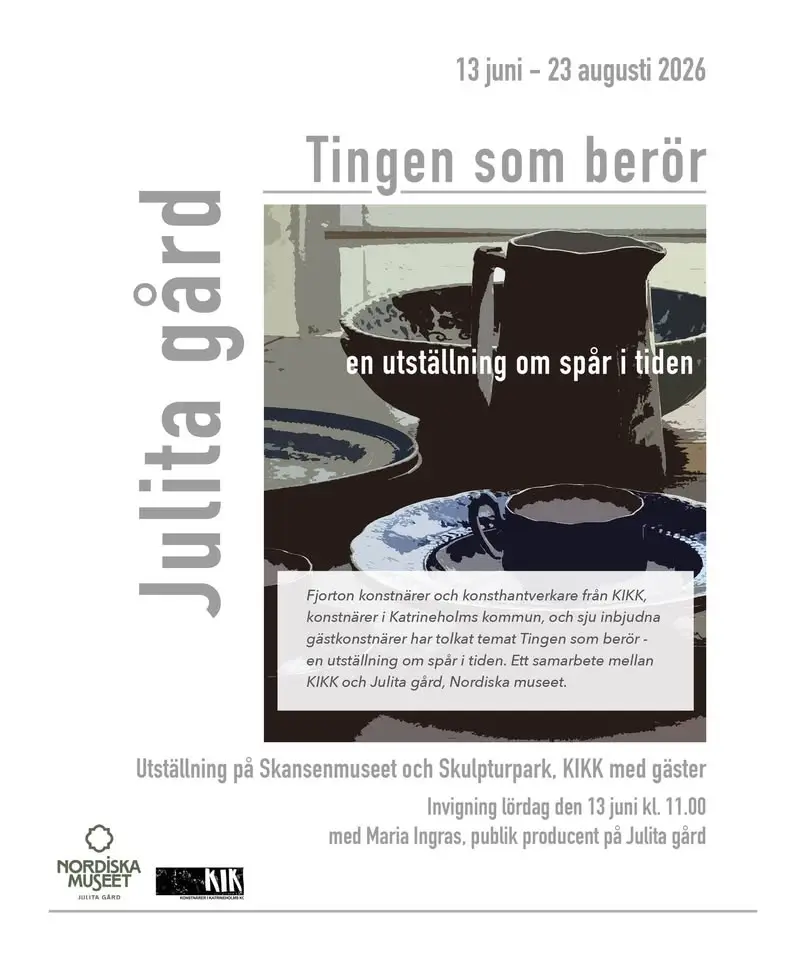 Tingen som berör - en utställning om spår i tiden