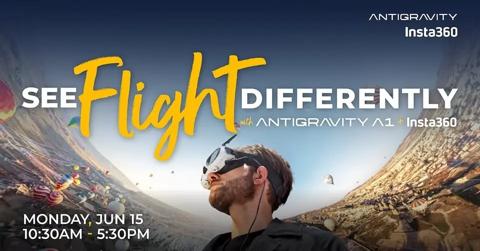 Demo Experience: See Flight Differently with Antigravity A1
