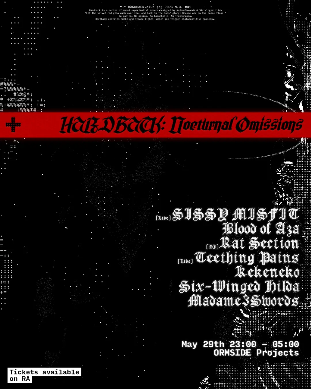 HARDBACK: Nocturnal Omissions
