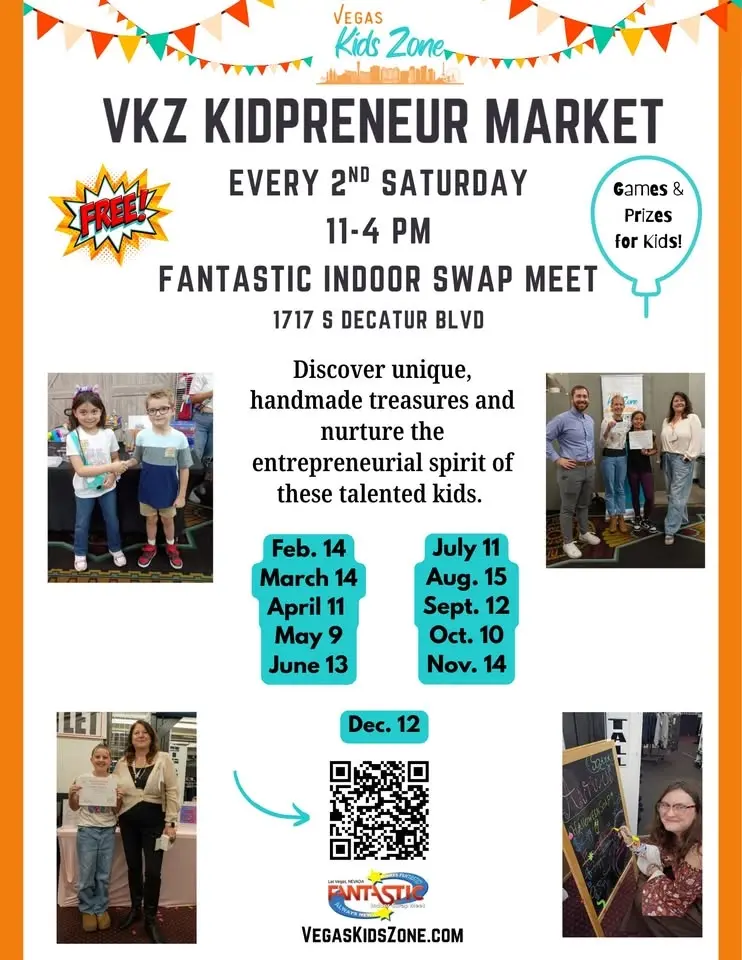 Kid's Market - Vegas Kids Zone Kidpreneurs every Month at Fantastic! 