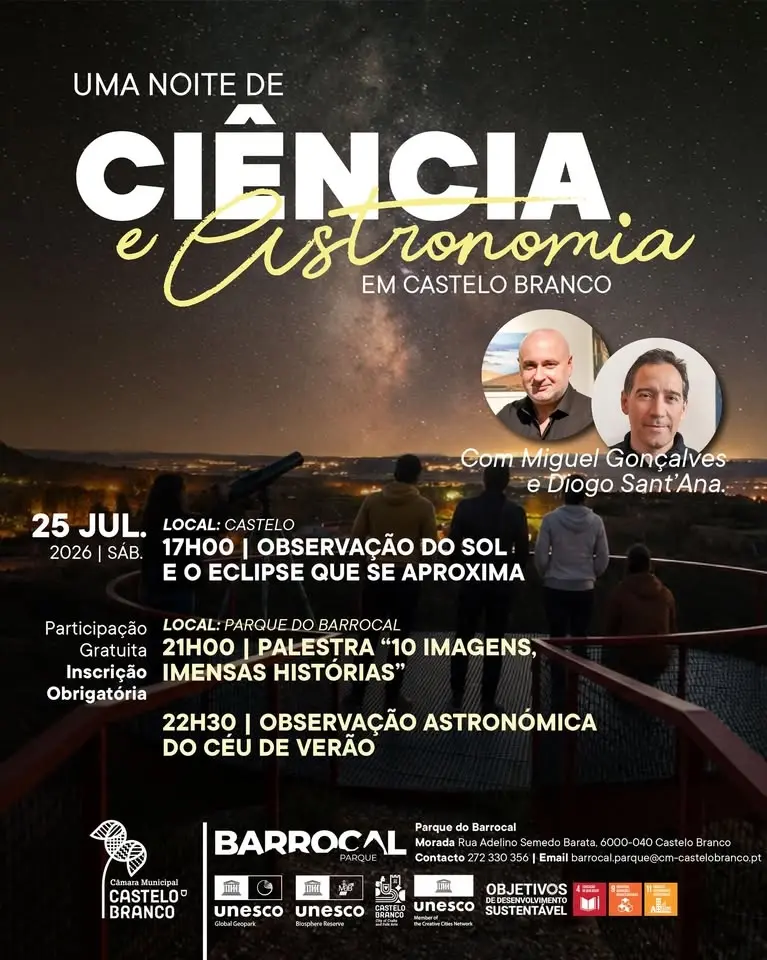  Uma Noite de Ciência e Astronomia em Castelo Branco