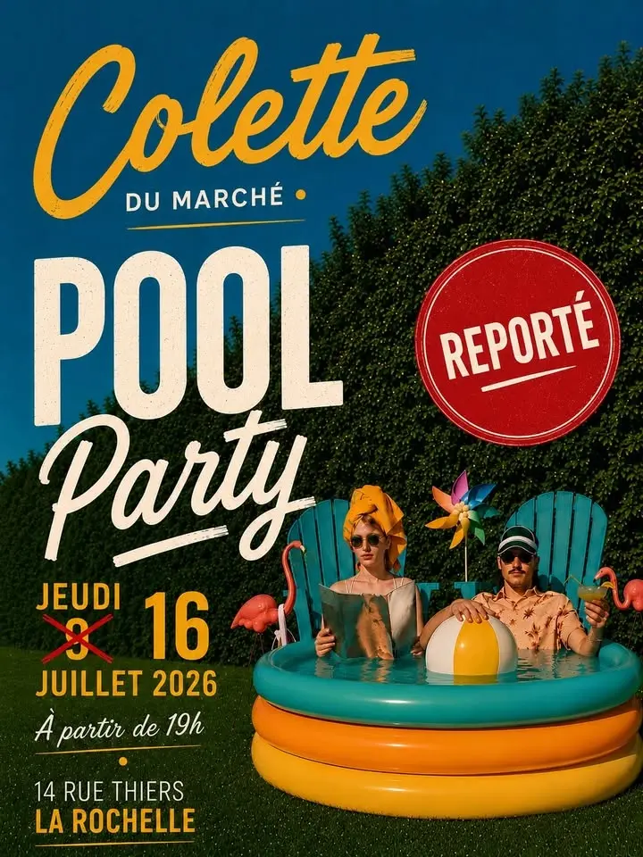 🌴 Pool Party – Colette du Marché
