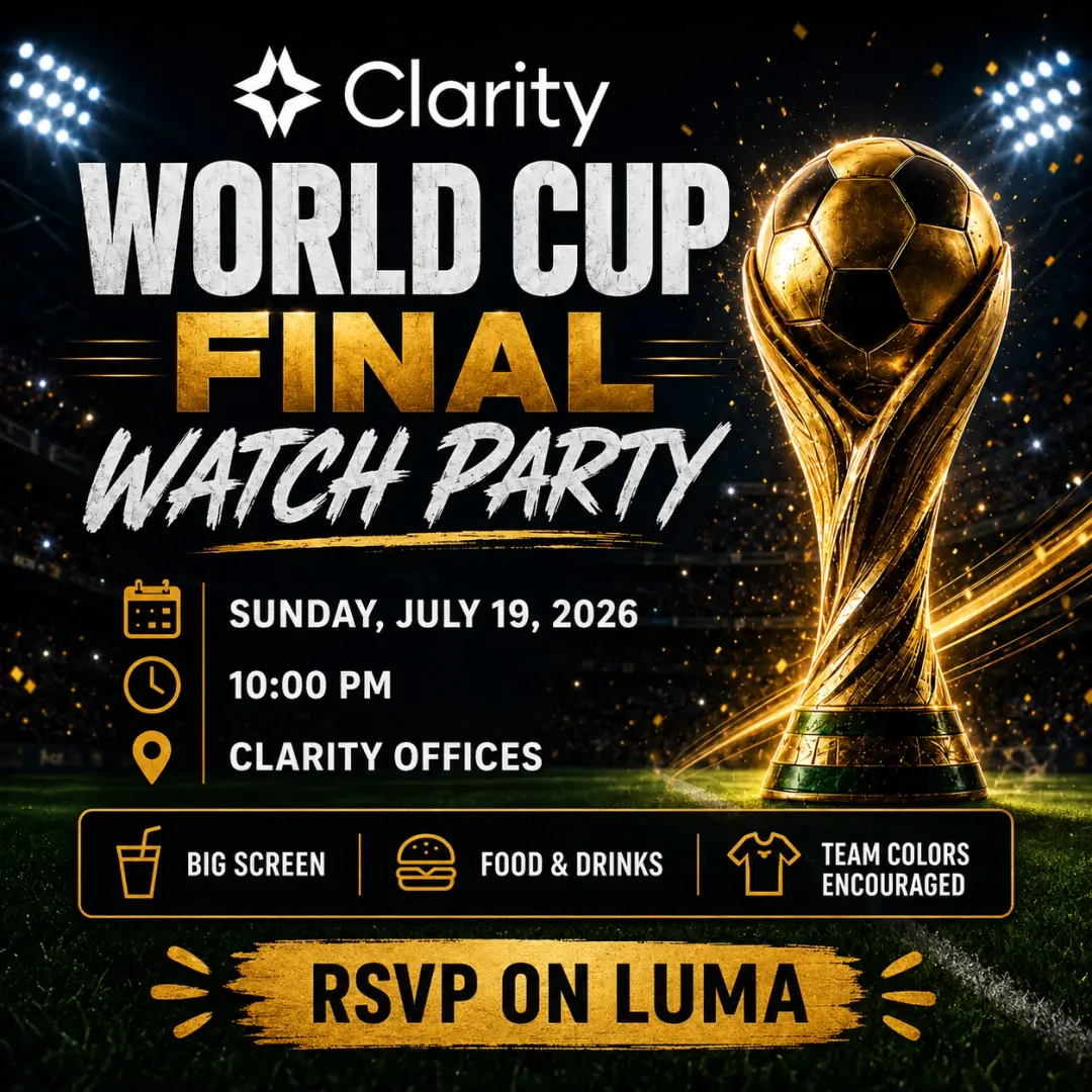 World Cup Final at Clarity