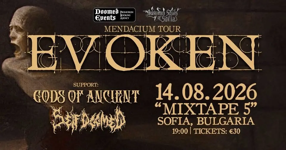 Evoken, Gods Of Ancient and Self Doomed - live in Sofia / Club Mixtape 5 / 14.08