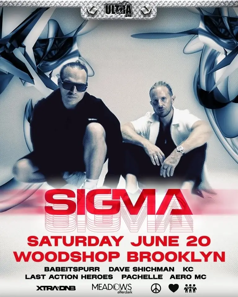 SIGMA SATURDAY JUNE 20 WOODSHOP BROOKLYN