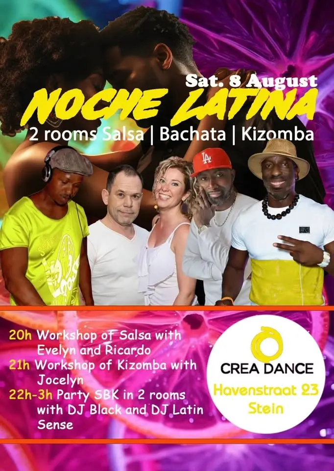NOCHE LATINA #Sat. 8 August 2026 #Crea Dance Stein