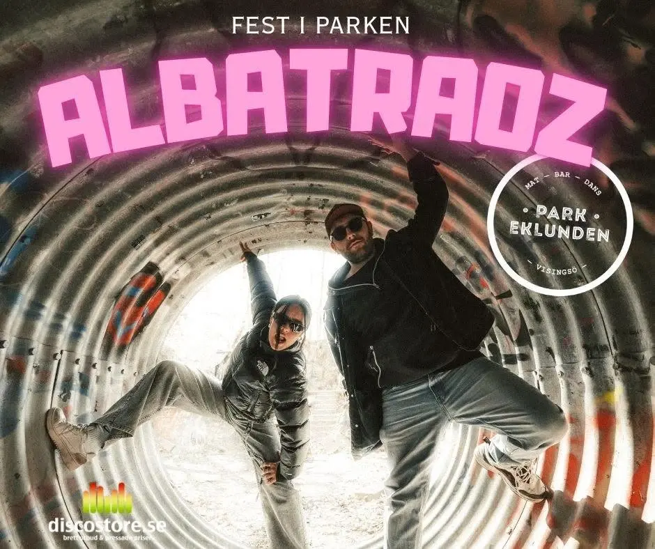Fest i parken med Albatraoz