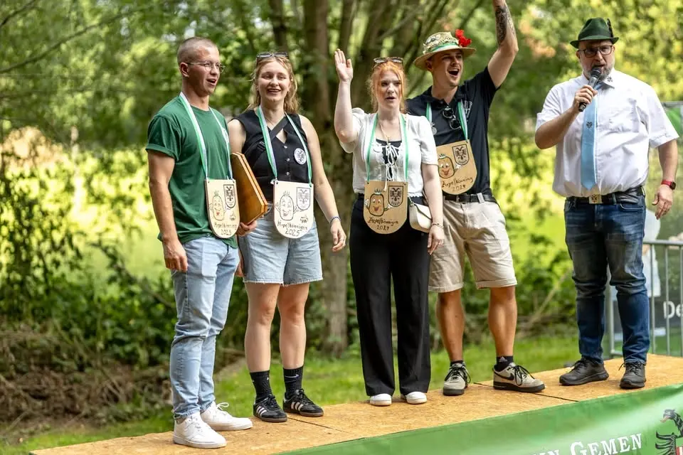 Schützenfest Üben + Auswerfen des Ärpelkönnings