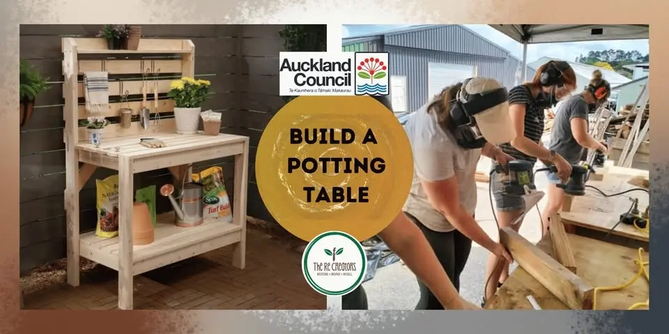Build a Potting Table: Power Tools 101, The ReCreators Green Space, Saturday 5 Sep 10-4PM
