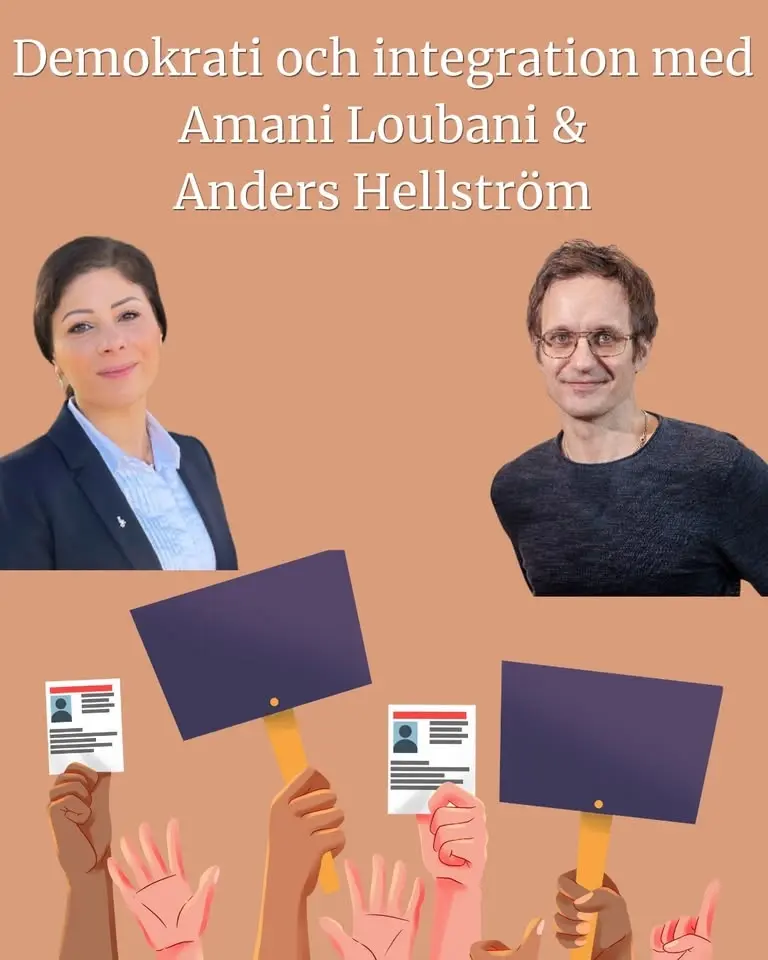 Demokrati och integration samtal med Amani Loubani & Anders Hellström