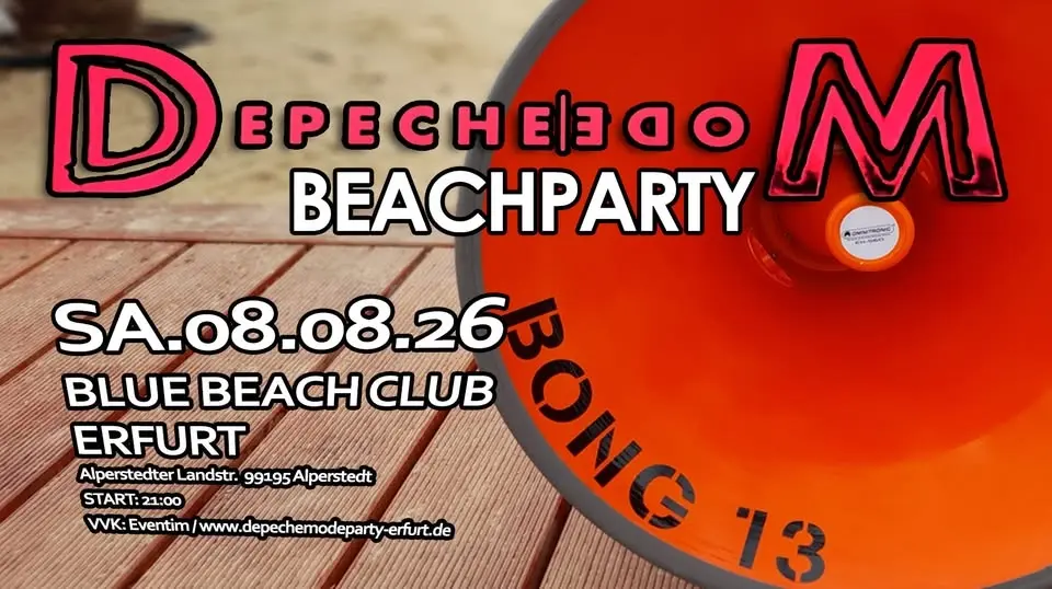 Thüringens Great DEPECHE MODE, 80s and Dark Beach Party