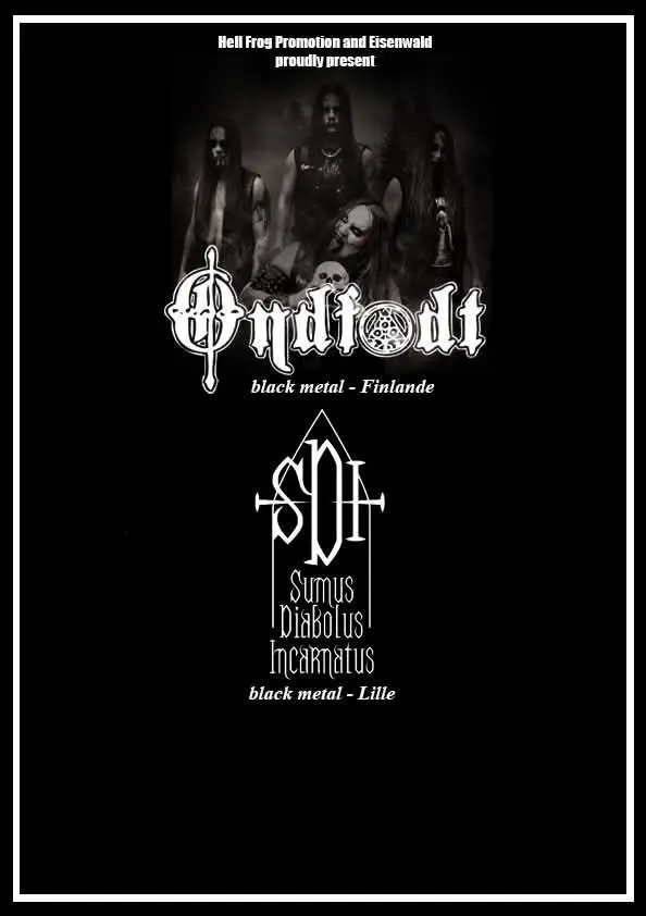 Ondfødt (🇫🇮Österbotten black metal - Finlande) ◼️ Sumus Diabolus Incarnatus (black metal - France)