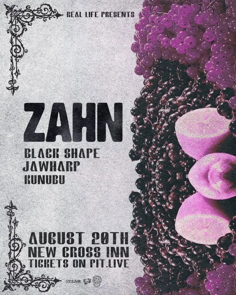 ZAHN // Black Shape // Jawharp // Kunubu | London