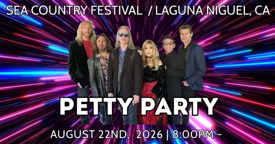 Petty Party Live at the Sea Country Festival in Laguna Niguel on Saturday, August 22nd!