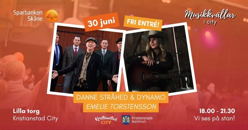 Musikkvällar i city l Danne Stråhed & Emelie Torstensson l Fri entré!