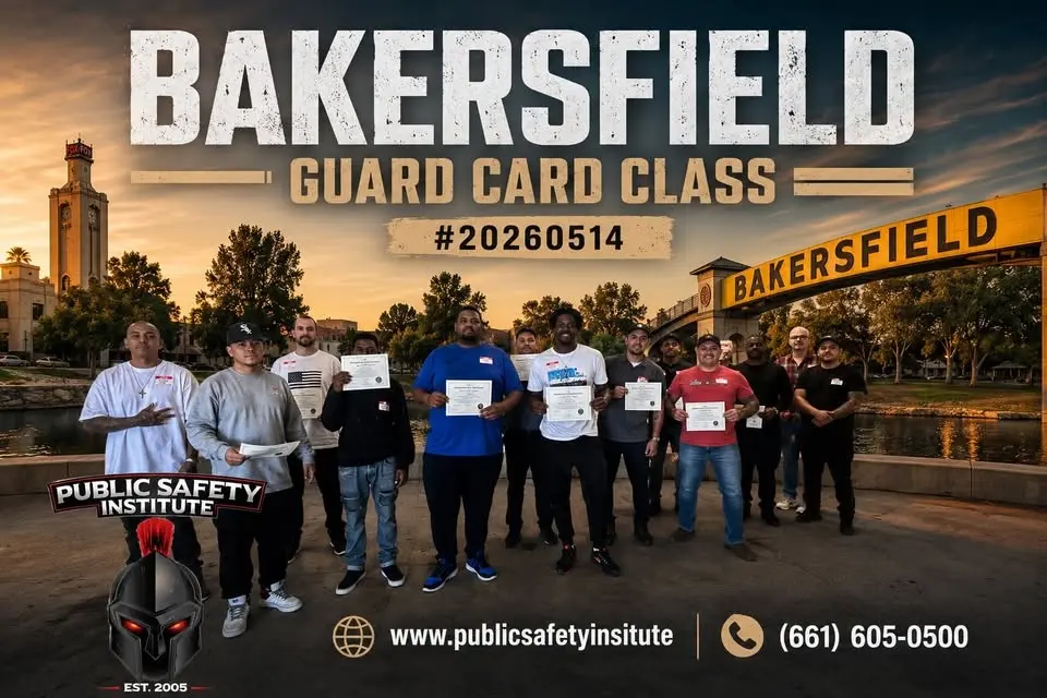 Bakersfield Security Guard Training & CCW Classes | BSIS Guard Card & Firearms Permit