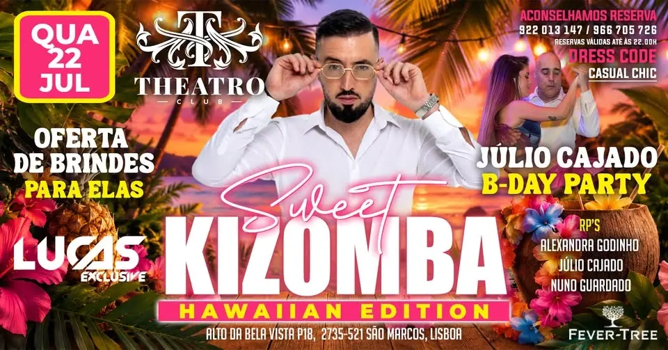 💃✨ SWEET KIZOMBA HAWAIIAN EDITION COM DJ LUCAS ✨🕺