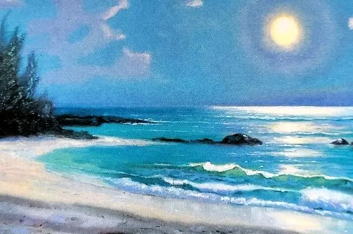 "The Ocean Is Calling" In Person Paint Night Event Thursday 7:00 p.m. in West Seattle (Wine Included