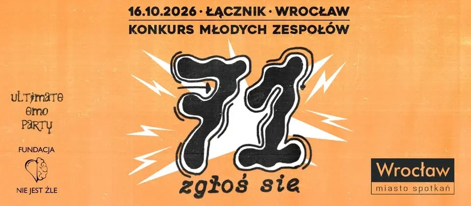 71 zgłoś się! Konkurs młodych zespołów / 16.10 Klub Łącznik