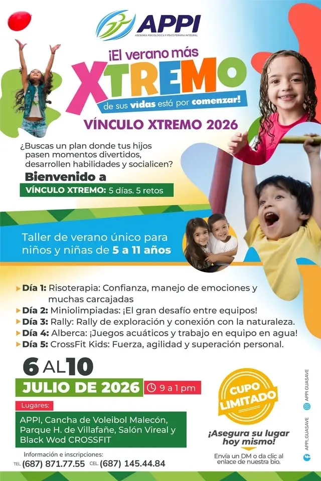 🌟 VÍNCULO XTREMO 2026 | 5 días, 5 retos para crecer, aprender y divertirse