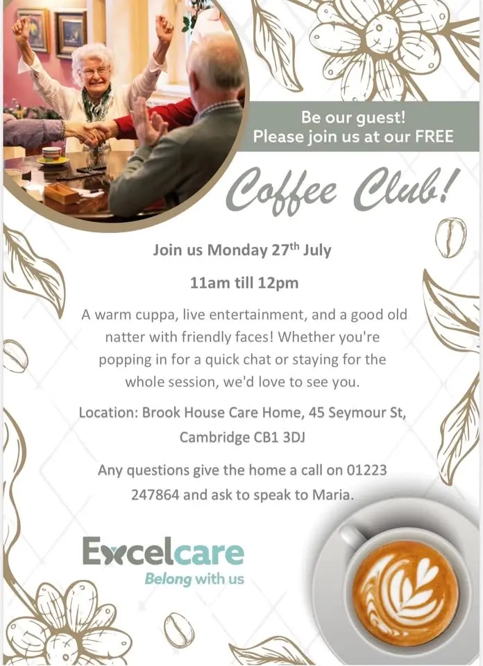 Brook House Coffee Club and Live Entertainment- Everyone Welcome!
