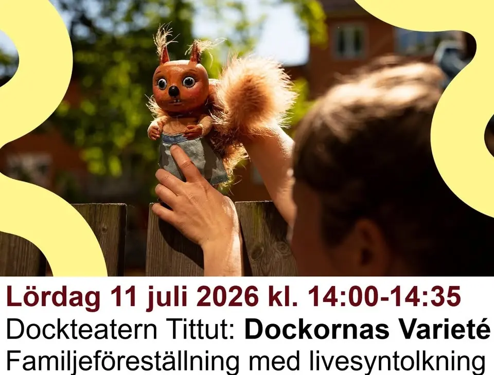 Dockornas Varieté | Syntolkad familjeföreställning på Malmö Sommarscen