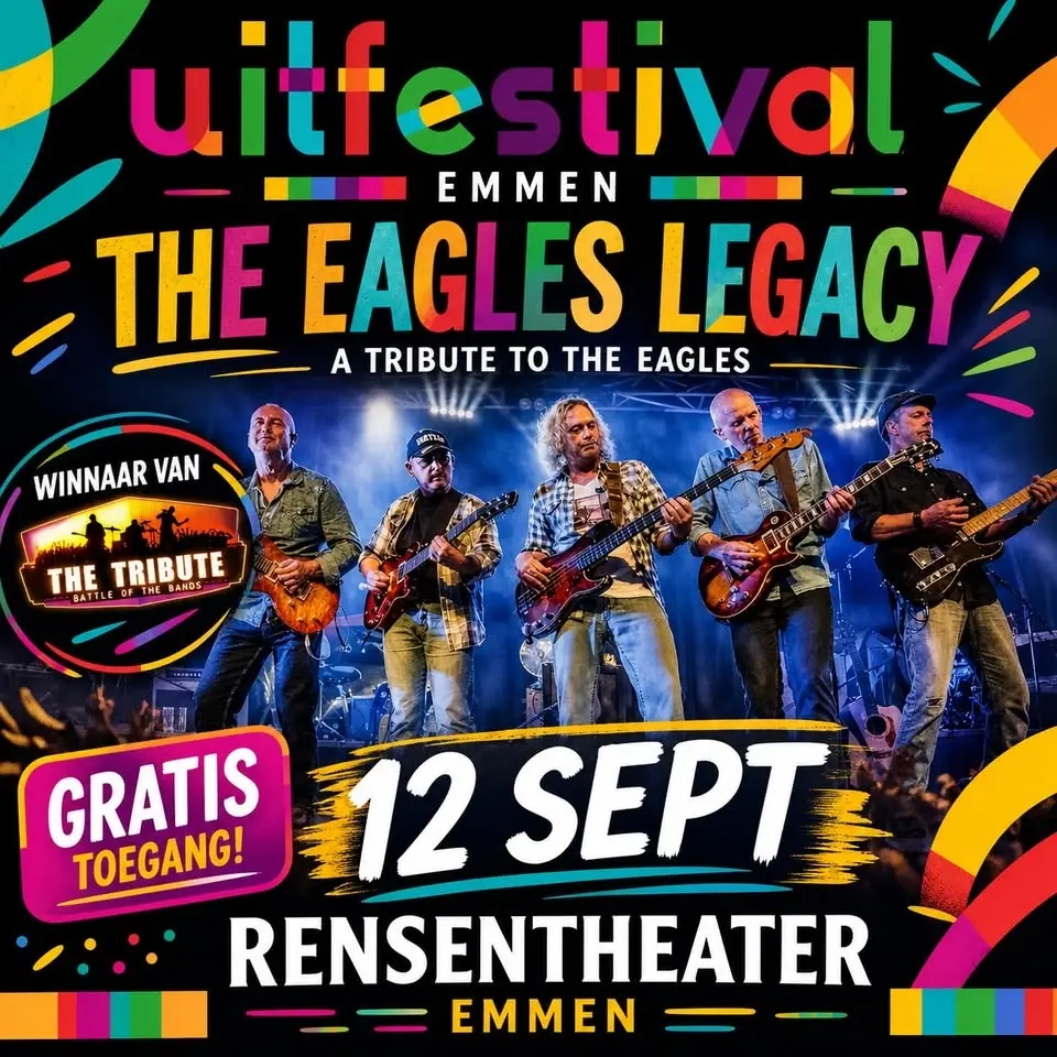Uitfestival Emmen - Gratis shows - The Eagles Legacy (SBS6 tribute)