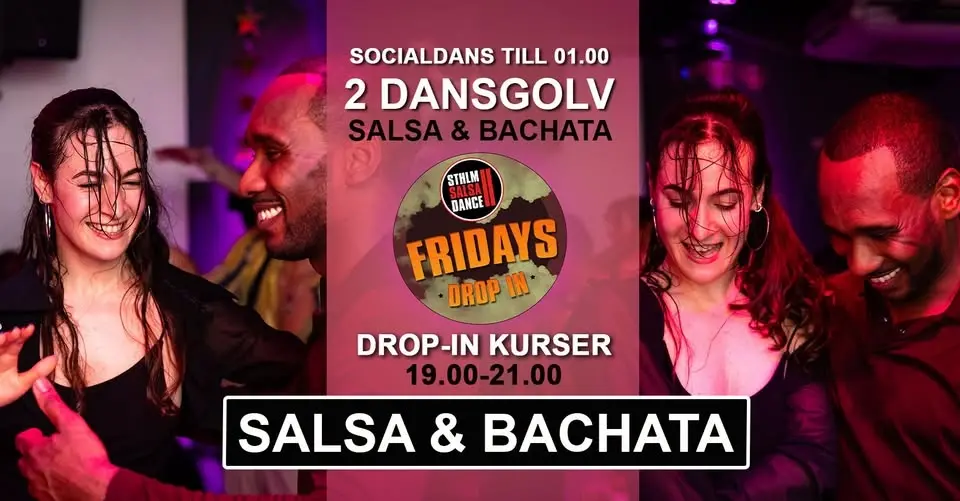Salsa & Bachata drop-in 10 juli på Stockholm Salsa Dance!