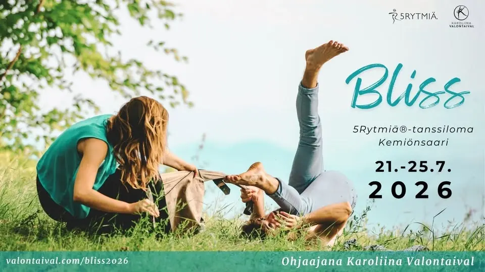 Bliss: 5Rytmiä® -luovan tanssin kesäretriitti Kemiönsaaressa
