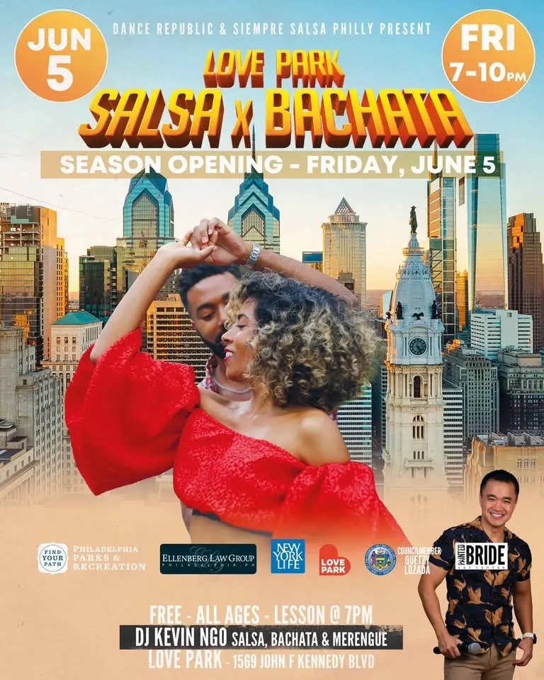 Salsa x Bachata at LOVE Park - 2026 SEASON OPENING