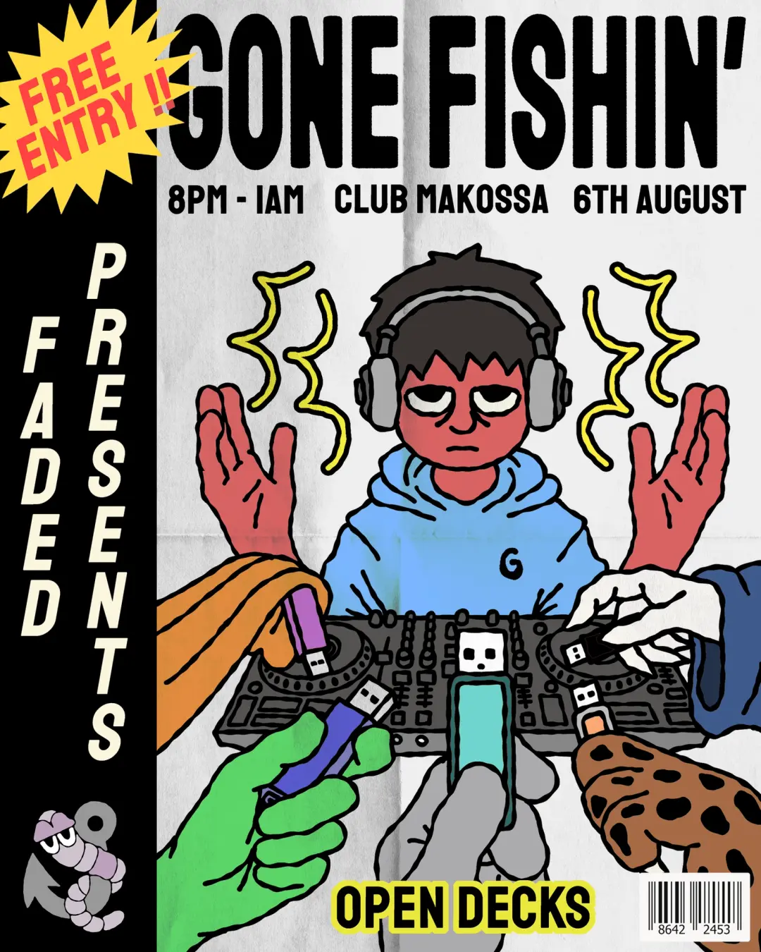GONE FISHIN' OPEN DECKS (ALL GENRES IN EAST LONDON)