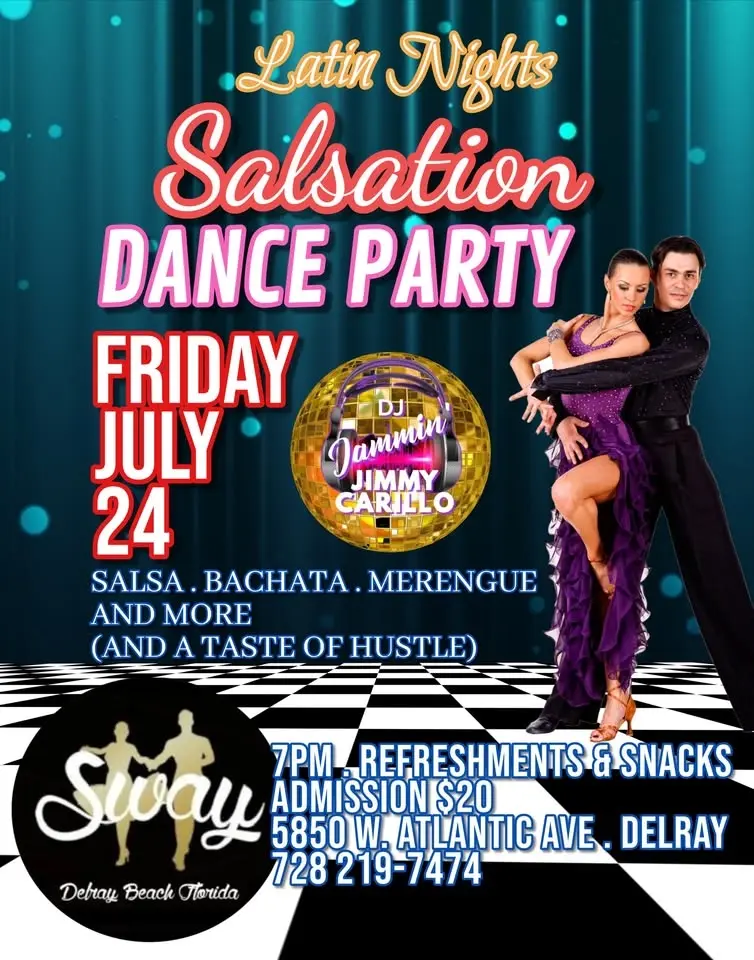 Friday Latin Salsation at Sway Delray