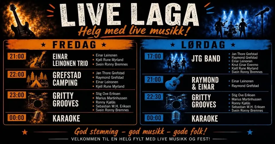 Live Laga-festival Oslo 2026