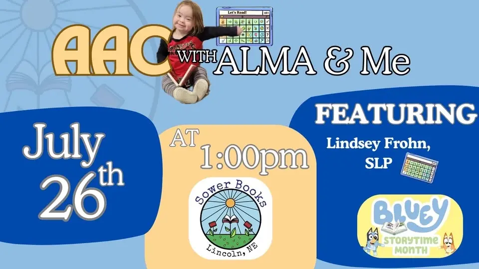 Storytime- Bluey Themed AAC With Alma and Me 