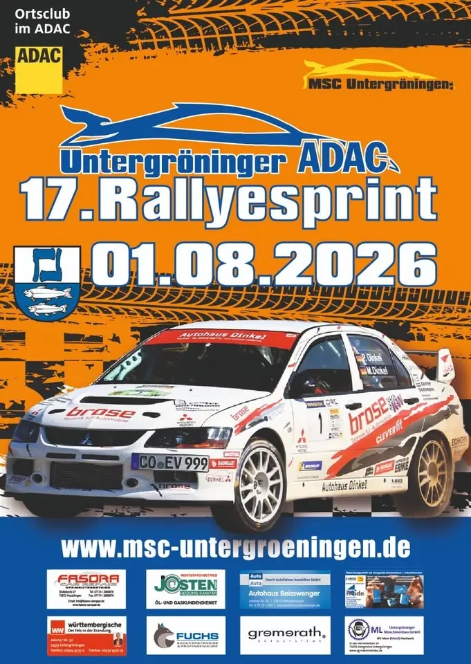 17. Untergröninger ADAC Rallyesprint 2026