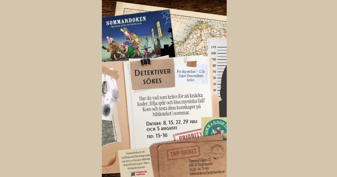 Sommarboken på Färgelanda bibliotek