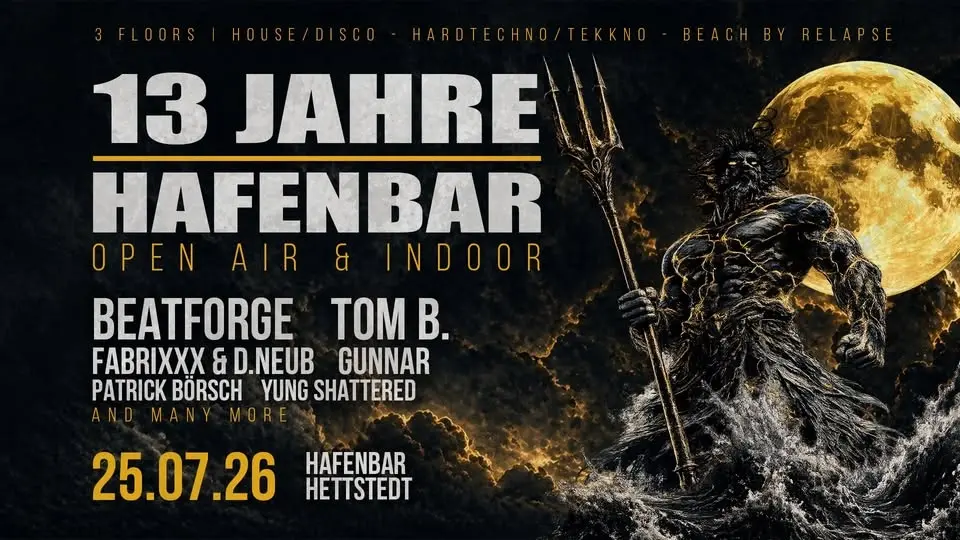 13 JAHRE HAFENBAR - Open Air & Indoor - 3 Floors