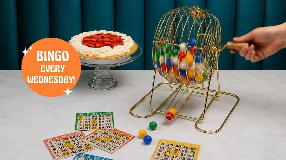 Polly's Pies Huntington Beach Bingo