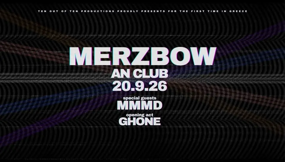 MERZBOW (JP) with MMMD & GHONE Live An Club 20.9.2026