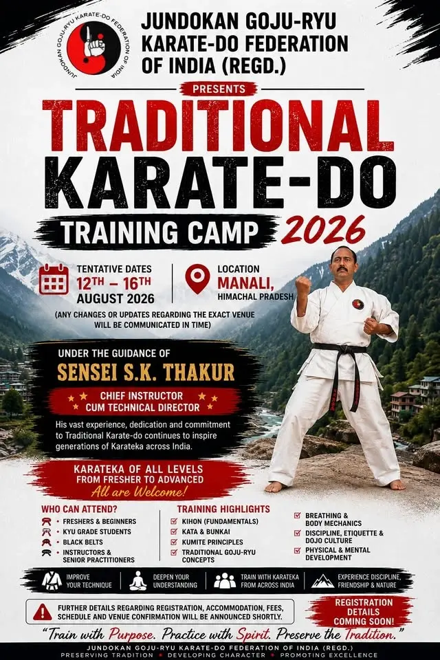 Karate-do Training Camp at Manali, Himachal Pradesh