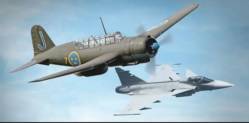 Flyguppvisning flygvapnet 100 år
