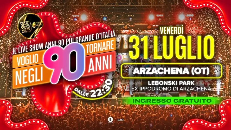 Voglio Tornare Negli Anni 90 ® • Arzachena (OT)