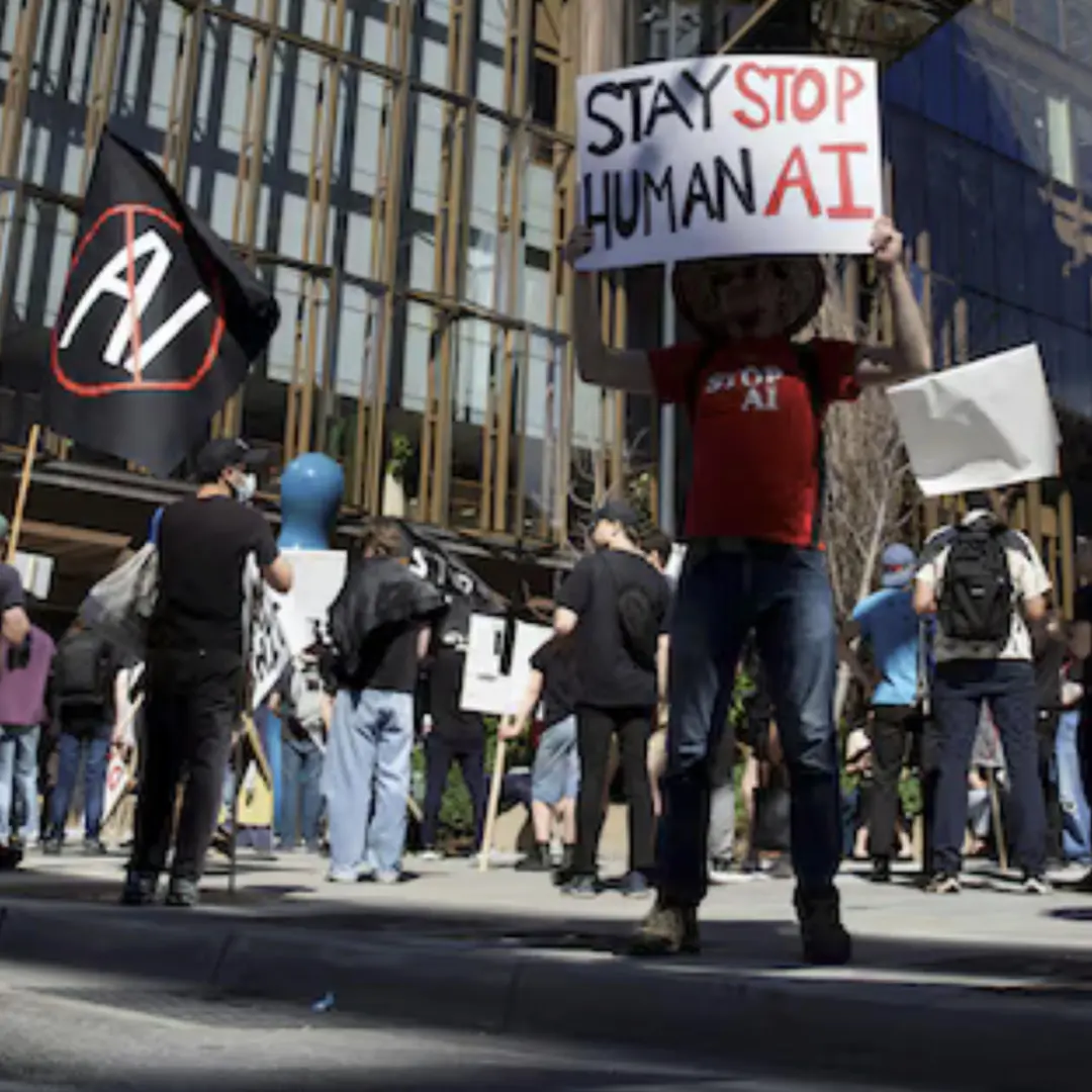 STOP AI - Protest & March