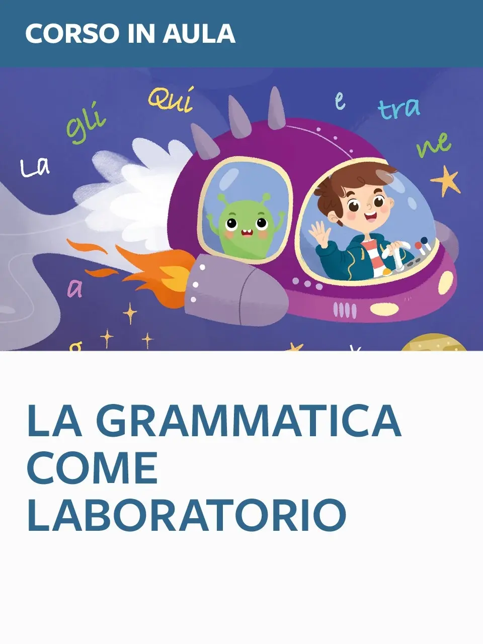 La grammatica come laboratorio