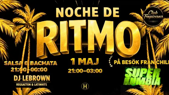 Club Tropicana/NOCHE DE RITMO på nyrenoverade Hugo