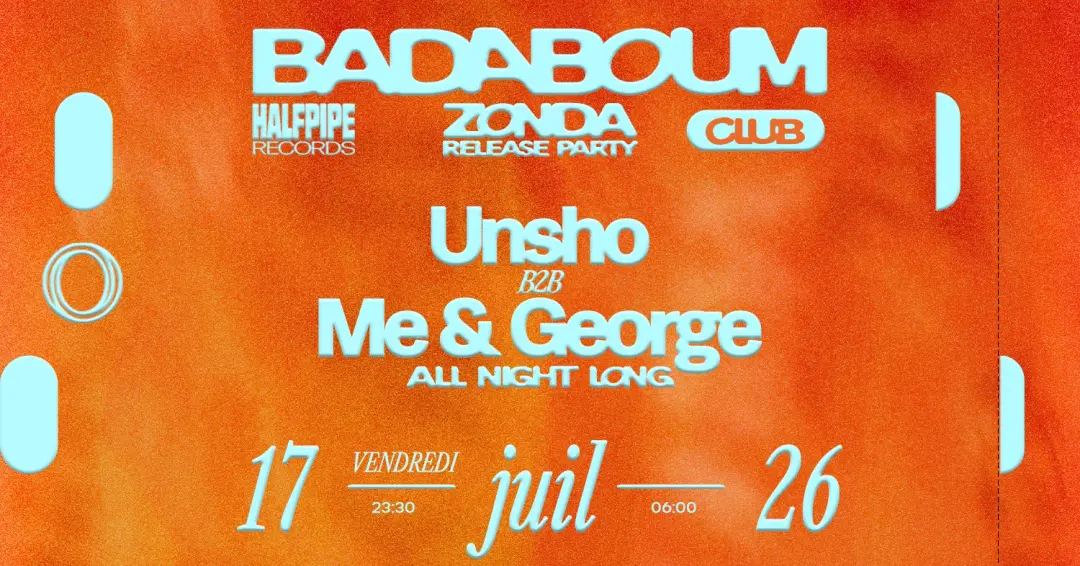 Club — Halfpipe Records: Unsho b2b Me & George all night long