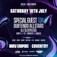 Dazed: BADGER, DUBTENDO, DJ SLEEPLESS, BOGGED OUT +++