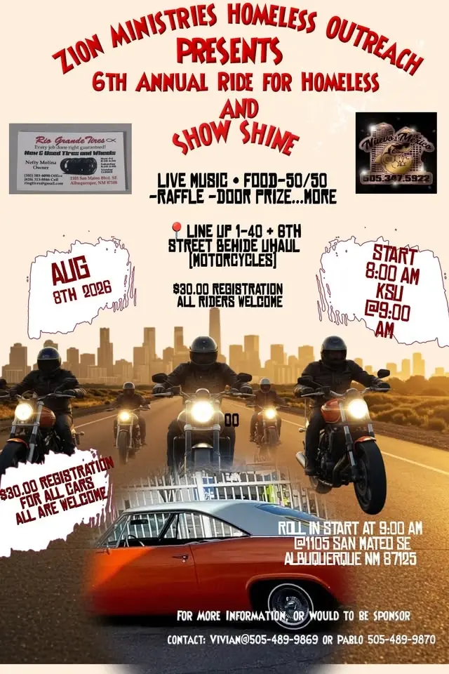 6th Annual Ride for the Homeless & Show & Shine